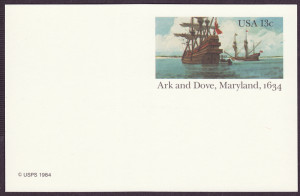 arc and dove stamp